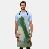 Tablier Joli renard solitaire (Porté)