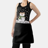 Tablier Joli Snowman Apron Noël Fun (Insitu)