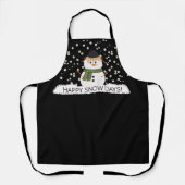 Tablier Joli Snowman Apron Noël Fun (Recto)