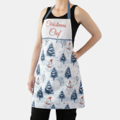 Tablier Joli Snowman Et Snowy Trees (Insitu)