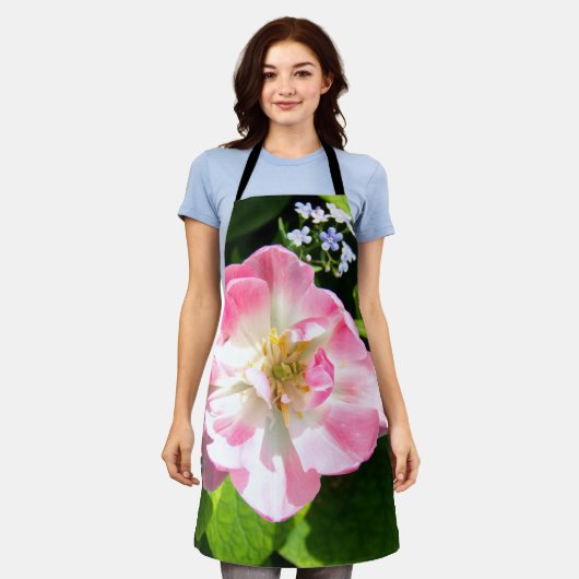 Tablier Joli tulipe rose (Porté)