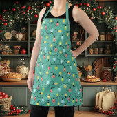 Tablier Joli Twinkings Christmas Lights Motif de vacances
