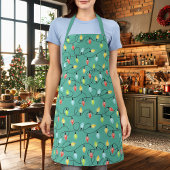 Tablier Joli Twinkings Christmas Lights Motif de vacances