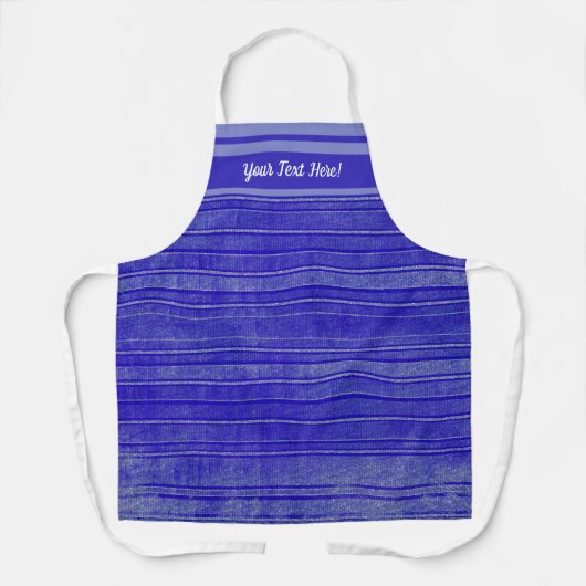 Tablier Joli violet Motif des rayures désespérées (Recto)