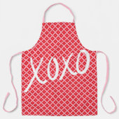 Tablier Joli XOXO de la Saint-Valentin (Recto)