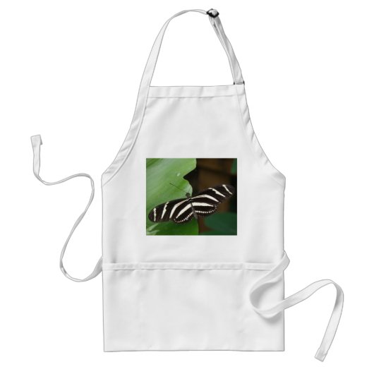 Tablier Joli Zebra Longwing Papillon Apron (Devant)