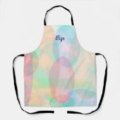 Tablier Jolie Abstraite Pastel Dreamy Ellipses (Recto)