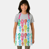 Tablier Jolie aquarelle filles fun funky (Insitu)