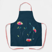 Tablier Jolie arty abstraite rose (Recto)