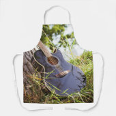 Tablier Jolie basse guitare (Recto)