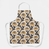 Tablier Jolie femme florale rétro (Recto)