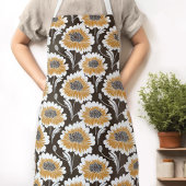 Tablier Jolie femme florale rétro