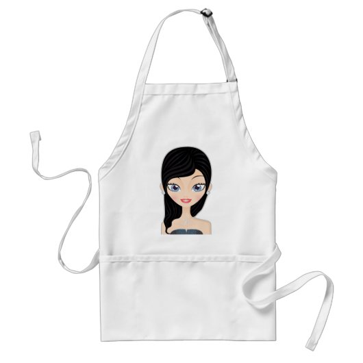 Tablier Jolie fille (Devant)