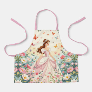 Tablier Jolie princesse avec papillons