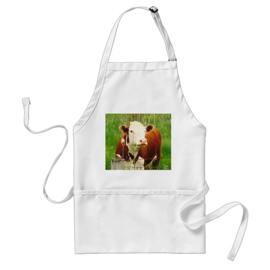 Tablier Jolie vache curieuse 4Carlie (Devant)