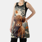 Tablier Jolie vache Vintage Highland (Insitu)