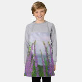 Tablier Jolies Fleurs Lupines Au Bord Du Lac Petit Apron (Porté)