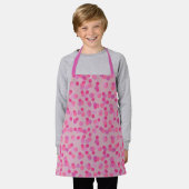 Tablier jolis pois roses (Porté)