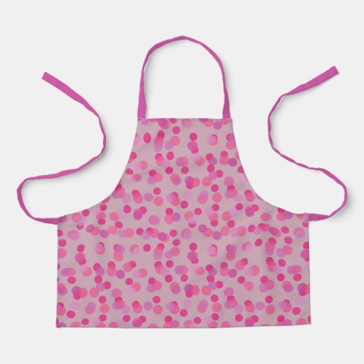 Tablier jolis pois roses (Recto)
