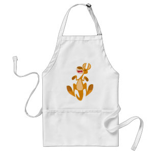 Tablier Jote caricature Saut Kangaroo Cuisine Apron