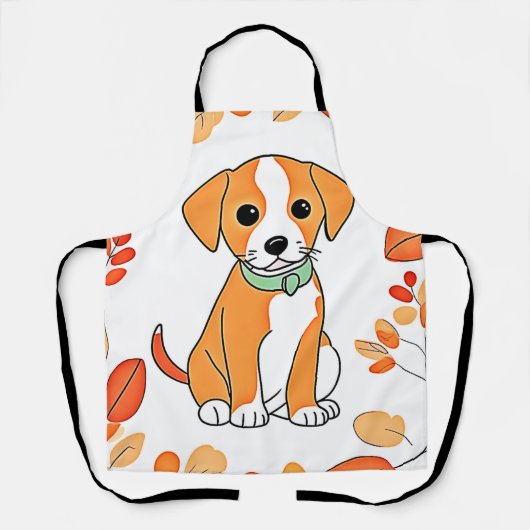 Tablier Jote Puppy Fall (Recto)