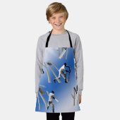 Tablier Jouer au cricket, Enfants Imprimer complètement ta (Porté)