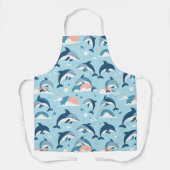 Tablier Jouer Motif de dauphins (Recto)