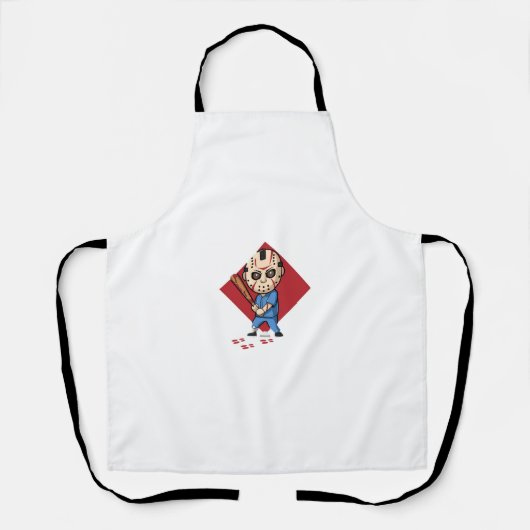 Tablier Joueur de baseball d'horreur (Recto)