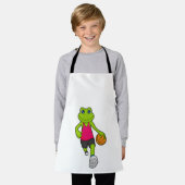 Tablier Joueur de basket-ball de grenouille (Porté)