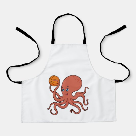 Tablier Joueur de basket-ball Octopus (Recto)