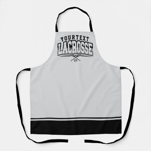 Tablier Joueur de crosse personnalisé AJOUTER LE NOM D'Équ (Recto)