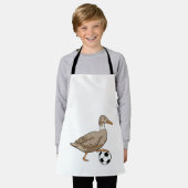 Tablier Joueur de football canard (Porté)