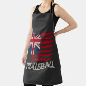 Tablier Joueur de Pickleball Paddle Drapeau Royaume-Uni (Insitu)