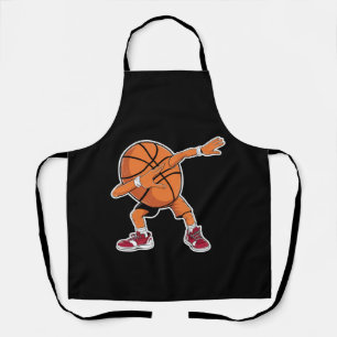 Tablier Joueur de sport drôle de balle de basket Dabbing 