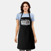 Tablier Joueur d'équipe de baseball rétro AJOUTER NOM Pins (Porté)