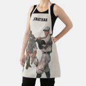 Tablier Joueurs De Baseball vintages (Insitu)