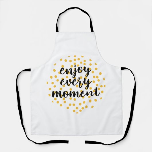 Tablier Joueuse, mignonne, design simple de Enjoy Every Mo (Recto)