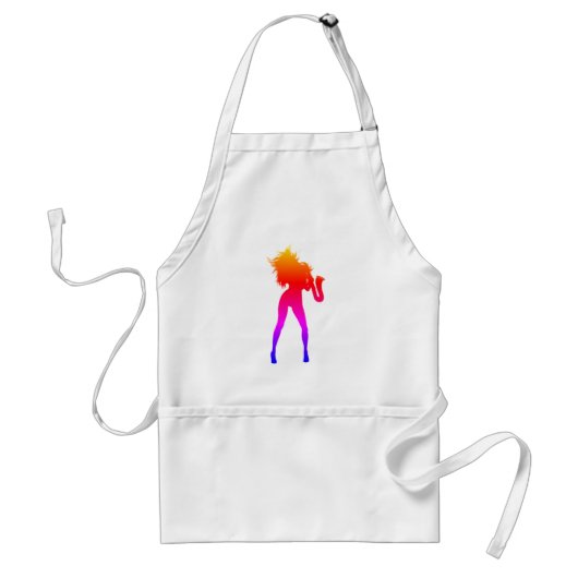 Tablier Joueuse Saxophone Girl Apron Don (Devant)
