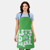 Tablier Jour Buvons St Patrick Paddy Lucky Charm (Porté)