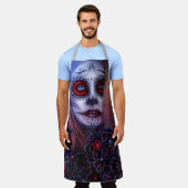 Tablier Jour de la dame du crâne mort (Porté)