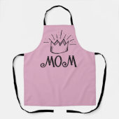Tablier JOUR DE LA MÈRE MAM QUEEN PINK CUISINE Apron (Recto)