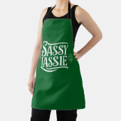Tablier Jour de la Saint Patrick Sassy Lassie Funny Irish (Insitu)
