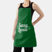 Tablier Jour de la Saint Patrick Sassy Lassie Funny Irish (Insitu)