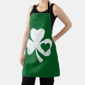 Tablier Jour de la Saint-Patrick vert Shamrock du cœur de (Insitu)