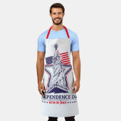Tablier Jour de l'Indépendance 4 juillet Apron (Porté)