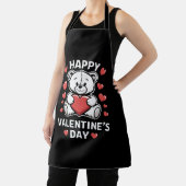 Tablier Jour de l'ours Heureuse Sainte-Valentin (Insitu)