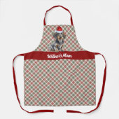 Tablier Jour de Noël de Chien de Dachshund (Recto)