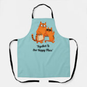 Tablier Jour de shopping Chat Amour (Recto)