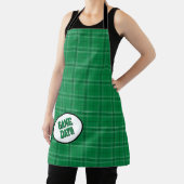 Tablier Jour du jeu Motif vert (Insitu)