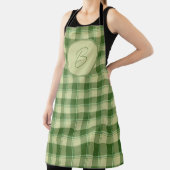 Tablier Journée de la Saint Patrick à Plaid Vert (Insitu)